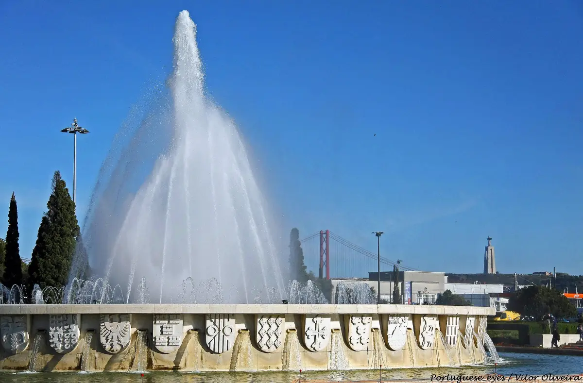 The fountain of Praça do Império